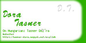 dora tasner business card